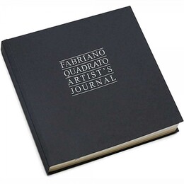 Fabriano Quadrato Artist's Journal Yazı ve Eskiz Çizim Defteri 90 gr. 23x23 cm. 96 yaprak. 4 Renk Kağıt Siyah Kapak - Thumbnail