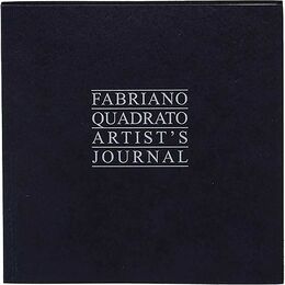 Fabriano Quadrato Artist's Journal Yazı ve Eskiz Çizim Defteri 90 gr. 23x23 cm. 96 yaprak. 4 Renk Kağıt Siyah Kapak