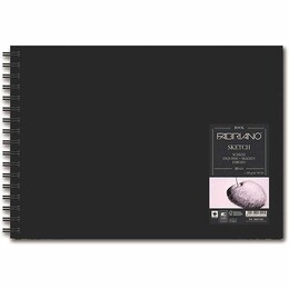 Fabriano Sketchbook Spiralli Sert Kapak Spiralli Eskiz Çizim Defteri 110 gr. A5 80 yaprak - 1
