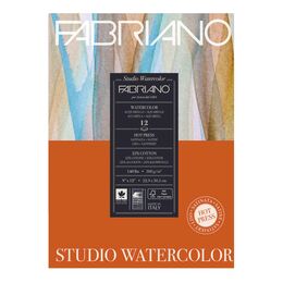 Fabriano Studio Watercolor Sulu Boya Defteri Blok Sıcak Baskı - Düz Doku 300 gr. 23x31 cm. 12 yaprak