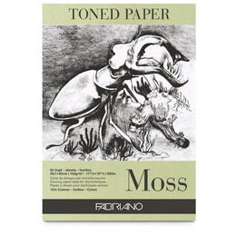Fabriano Toned Paper Moss Eskiz Çizim Defteri Yosun Rengi 120 gr. A3 50 yaprak