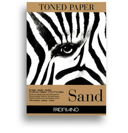Fabriano Toned Paper Sand Eskiz Çizim Defteri Kum Rengi 120 gr. A4 50 yaprak
