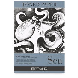 Fabriano Toned Paper Sea Eskiz Çizim Defteri Deniz Rengi 120 gr. A3 50 yaprak