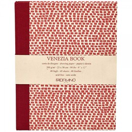 Fabriano Venezia Book Çok Amaçlı Eskiz Çizim Defteri 200 gr. 23x30 cm. 48 yaprak - 1