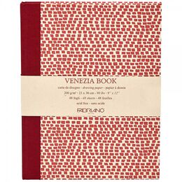 Fabriano Venezia Book Çok Amaçlı Eskiz Çizim Defteri 200 gr. 23x30 cm. 48 yaprak - 1