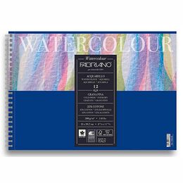 Fabriano Watercolour Spiralli Sulu Boya Defteri Blok Soğuk Baskı 300 gr. A4 12 yaprak