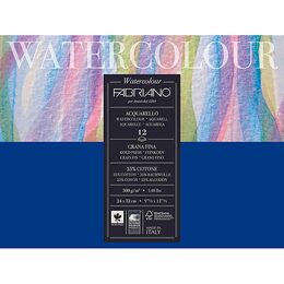 Fabriano Watercolour Sulu Boya Defteri Blok Soğuk Baskı 300 gr. 24x32 cm. 12 yaprak