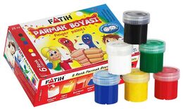 Fatih Parmak Boyası 6 Renk x 25 ml. - 1