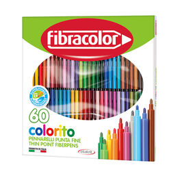 Fibracolor Colorito Keçeli Boya Kalemi 60 Renk