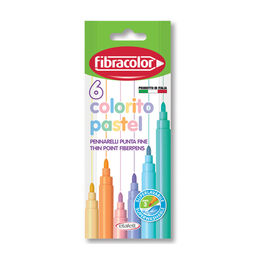 Fibracolor Colorito Pastel 6 Renk Keçeli Kalem