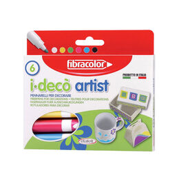 Fibracolor i-Deco Artist Dekorasyon Kalemi 6 Renk - 1