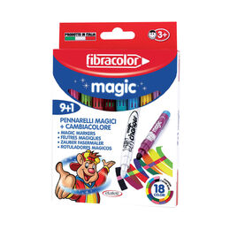 Fibracolor Magic Renk Değiştiren Keçeli Kalem 9+1 Renk
