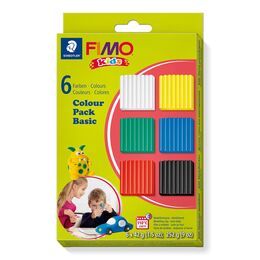 Fimo Kids Polimer Kil Seti 6 Renk x 42 gr. MAT RENKLER - 1