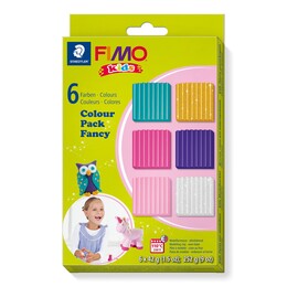 Fimo Kids Polimer Kil Seti 6 Renk x 42 gr. PARLAK RENKLER - Thumbnail