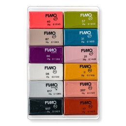 Staedtler Fimo Soft Polimer Kil Seti 12 Renk x 25 gr. Fashion (Moda) Renkler - Thumbnail