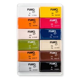 Staedtler Fimo Soft Polimer Kil Seti 12 Renk x 25 gr. Natural (Doğal) Renkler - 2