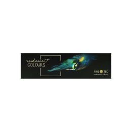 Finetec Metalik Yaldız Tablet Sulu Boya Seti 6 Renk Iridescent Colours F5600 - 3