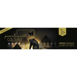 Finetec Metalik Yaldız Tablet Sulu Boya Seti 6 Renk Pearlescent Colours F7001 - 3