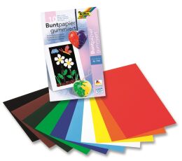 Folia Glanzpapier Parlak Elişi Kağıdı 10 Renk 18.5x29.5 cm. - 2