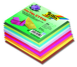 Folia Origami Kağıdı 10x10 cm. 10 Renk 100 Adet
