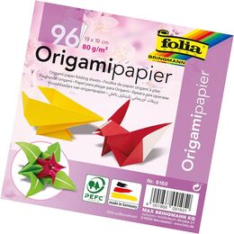 Folia Origami Kağıdı 19x19 cm. 12 Renk 96 Yaprak