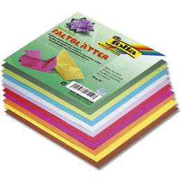 Folia Origami Kağıdı 20x20 cm. 10 Renk 500 Adet