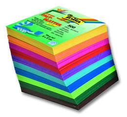 Folia Origami Kağıdı 5x5 cm. 10 Renk 500 Adet - 1