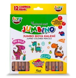 Funny Kids Jumbo Kuru Boya 12'Li (FNNY-19841) - Funny Kids