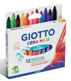 Giotto Cera Maxi Jumbo Mum Boya 12 Renk