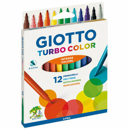 Giotto Turbo Color Keçeli Boya Kalemi 12 Renk