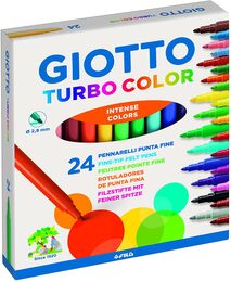 Giotto Turbo Color Keçeli Boya Kalemi 24 Renk