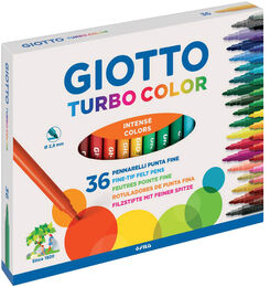 Giotto Turbo Color Keçeli Boya Kalemi 36 Renk