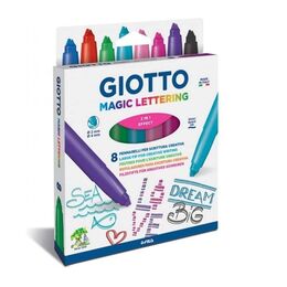 Giotto Turbo Magic Lettering Keçeli Kalem 8 Renk