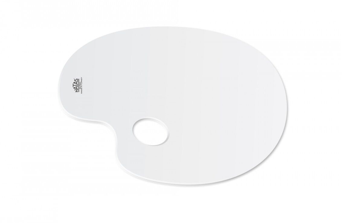 Hatas Godesiz Oval Resim Paleti 20x30 Cm.