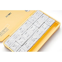 HIMI Jelly Cup Gouache Set Metalik Renk Guaj Boya Seti 18 Renk x 30 gr. (Yellow Case) - 8