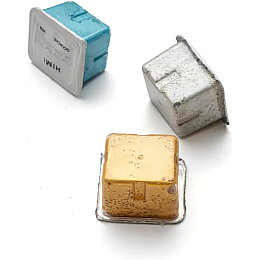 HIMI Jelly Cup Gouache Set Metalik Renk Guaj Boya Seti 18 Renk x 30 gr. (Yellow Case) - 9