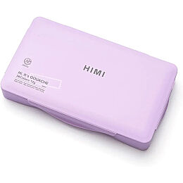HIMI Twin Cup Gouache Set Guaj Boya Seti 36 Renk x 12 gr. + 3 Fırça (Purple Case) - 5