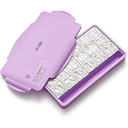 HIMI Twin Cup Gouache Set Guaj Boya Seti 36 Renk x 12 gr. + 3 Fırça (Purple Case) - 8