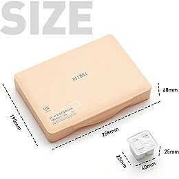 HIMI Twin Cup Gouache Set Guaj Boya Seti 48 Renk x 12 gr. + 3 Fırça (Peach Fuzz Case) - 3