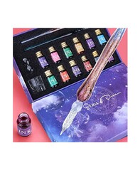 Hobi Market Art Cam Kalem Kaligrafi Kalemi Seti 12 Renk Mürekkep ve Aksesuarlar - 2