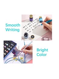 Hobi Market Art Cam Kalem Kaligrafi Kalemi Seti 12 Renk Mürekkep ve Aksesuarlar - 4