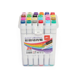 Hobi Market Art Çift Uçlu Marker Kalem Seti 24 Renk - 2