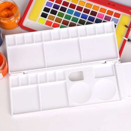 Hobi Market Art Çok Fonksiyonlu Plastik Palet 10x21 cm. - 2
