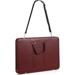 Bback Deri Körüklü Proje Resim Çantası 40x55 cm. BORDO - 5
