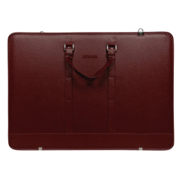 Bback Deri Körüklü Proje Resim Çantası 40x55 cm. BORDO - BBack