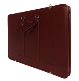 Bback Deri Körüklü Proje Resim Çantası 40x55 cm. BORDO - 2