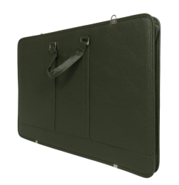 Bback Deri Körüklü Proje Resim Çantası 40x55 cm. HAKİ YEŞİL - 2