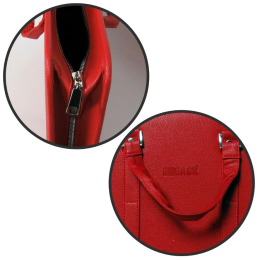 Bback Deri Körüklü Proje Resim Çantası 40x55 cm. KIRMIZI - 4