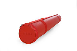 BBack Deri Proje Tüpü (Proje Taşıma Çantası) KIRMIZI - 3