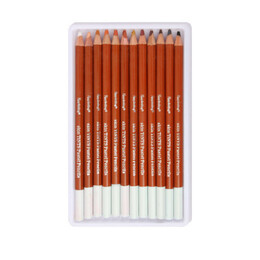 Hobi Market Art Pastel Pencil Skintones Pastel Boya Kalem Seti 12 Renk Ten Renkleri - Thumbnail